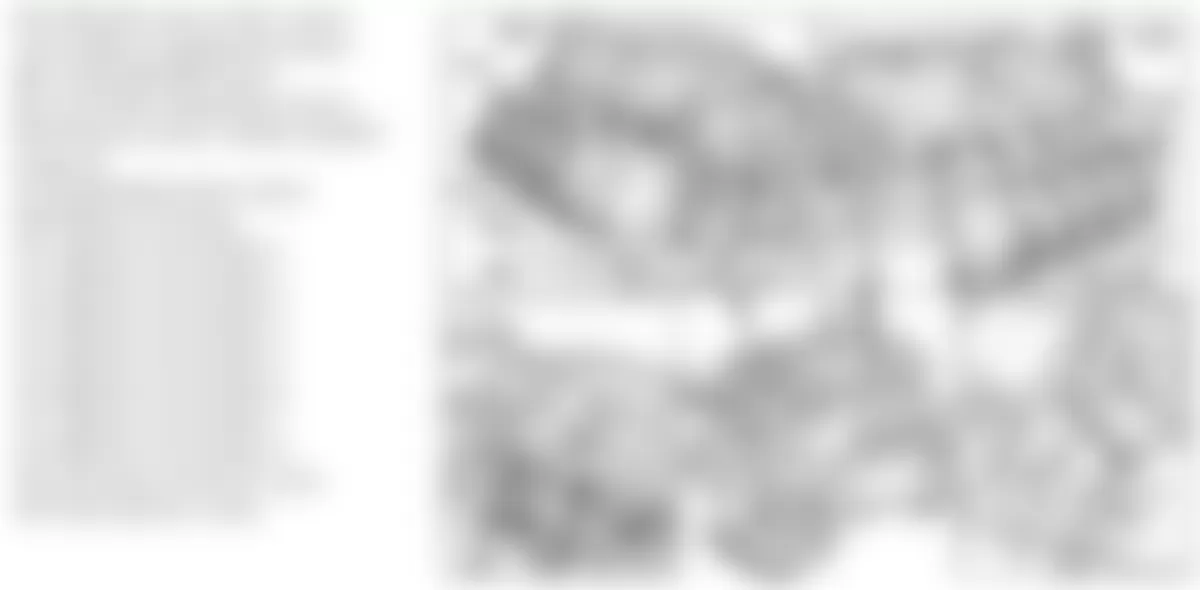 Mercedes-Benz CLS63 2007 - Component Locations -  Engine (M113)