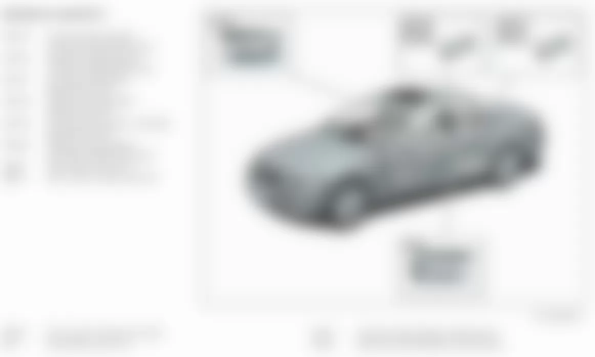 Mercedes-Benz S550 2007 - Component Locations -  Identifying Rear Electric Seat Adjustment Components