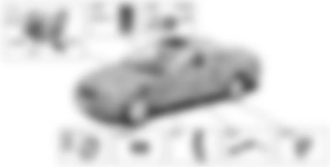 Mercedes-Benz CL550 2008 - Component Locations -  Vehicle Overview