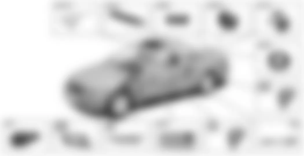 Mercedes-Benz CL550 2008 - Component Locations -  Vehicle Overview