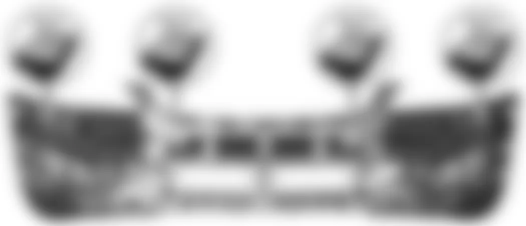 Mercedes-Benz CL600 2008 - Component Locations -  Front Bumper