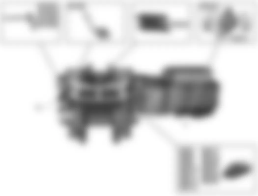 Mercedes-Benz CL600 2008 - Component Locations -  HVAC Unit