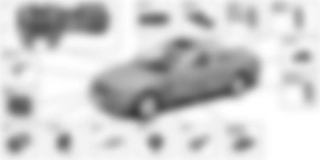 Mercedes-Benz CL600 2008 - Component Locations -  Vehicle Overview