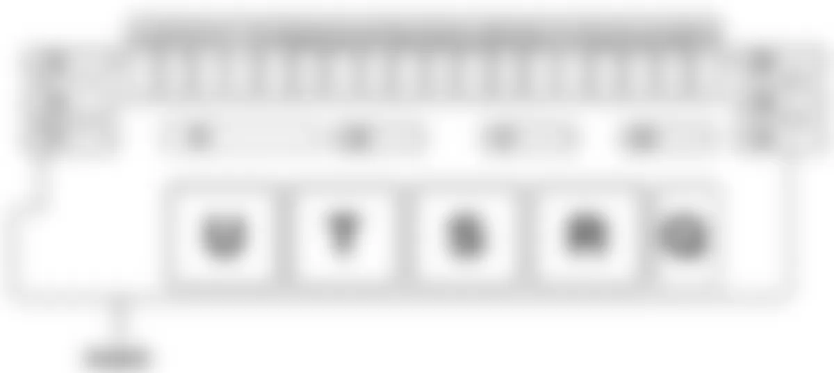 Mercedes-Benz SL600 2008 - Component Locations - Rear Fuse & Relay Module