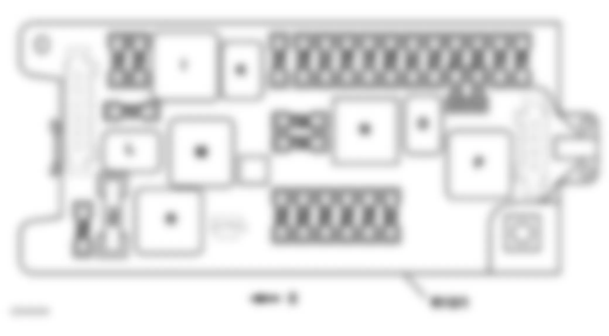 Mercedes-Benz E550 4Matic 2009 - Component Locations -  Driver-Side SAM Control Unit W/Fuse & Relay Module