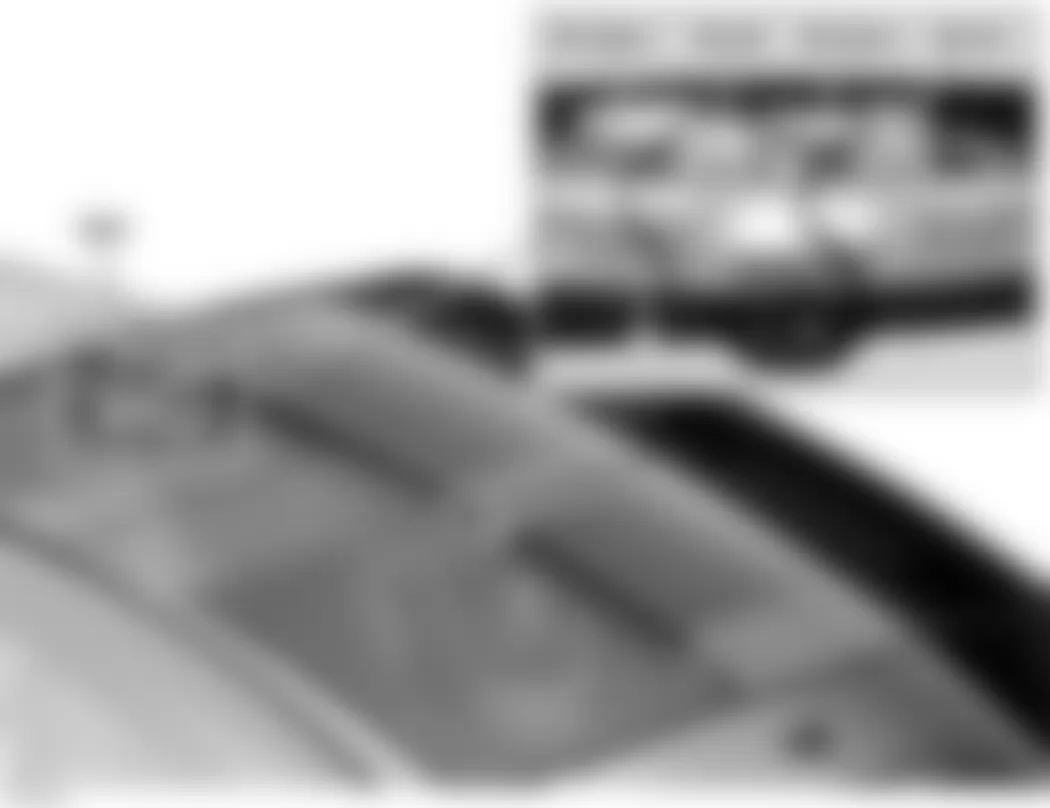 Mercedes-Benz E63 2009 - Component Locations -  Roof
