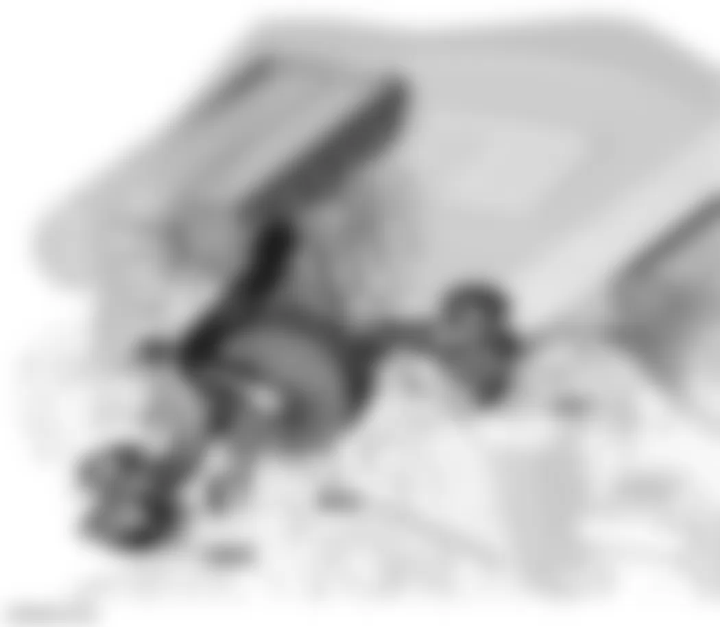 Mercedes-Benz SLK350 2009 - Component Locations - Front Of Engine