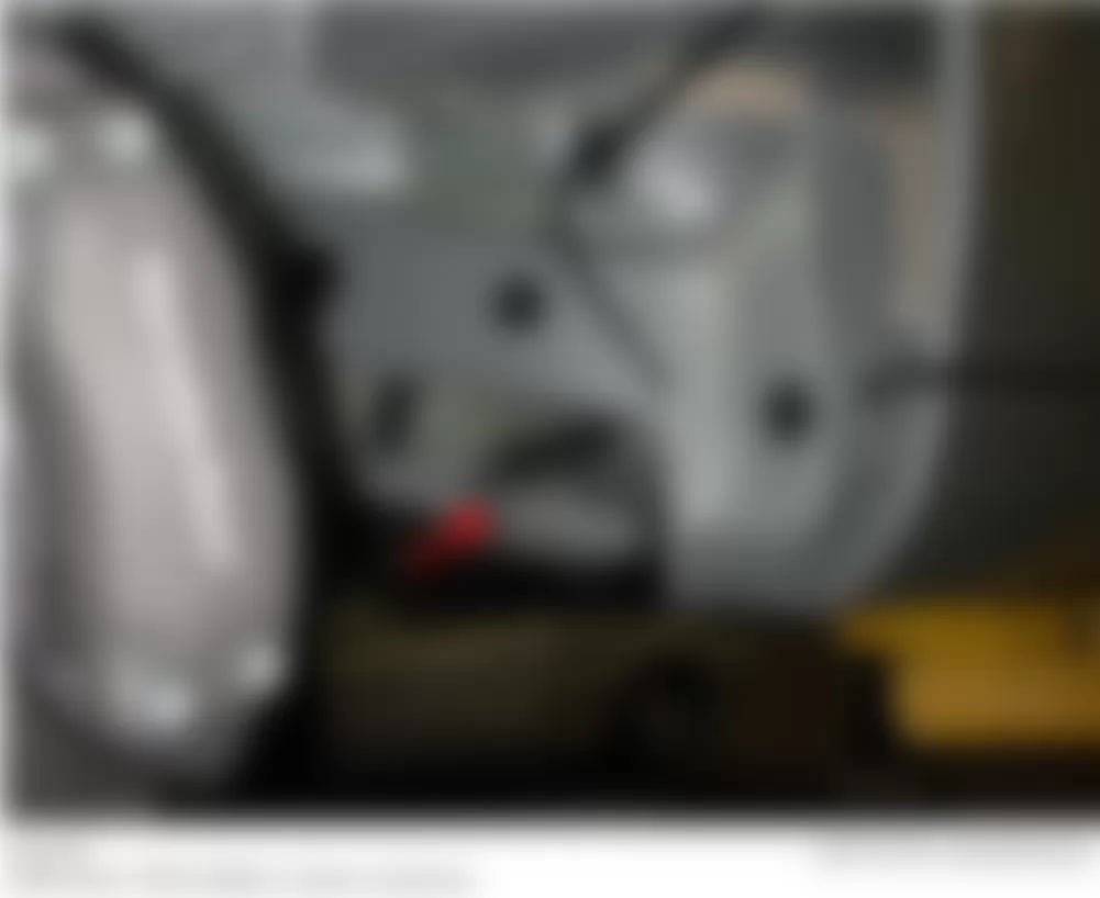 Mercedes-Benz E350 2010 - Component Locations -  Left Front Wheelwell (Right Similar)