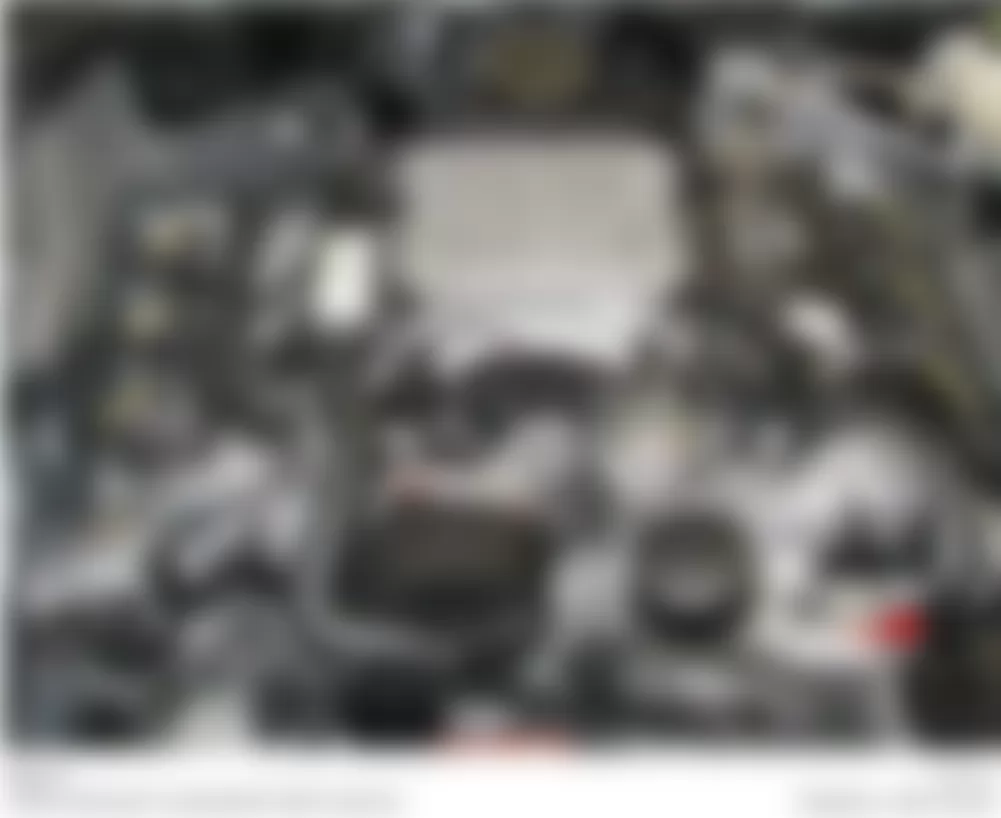 Mercedes-Benz E63 2010 - Component Locations -  Front Of Engine (3.5L Shown; 5.5L Similar)