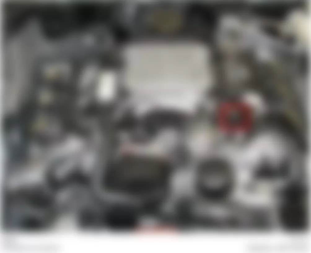 Mercedes-Benz E63 2010 - Component Locations -  Top Left Of Engine (3.5L Shown; 5.5L Similar)