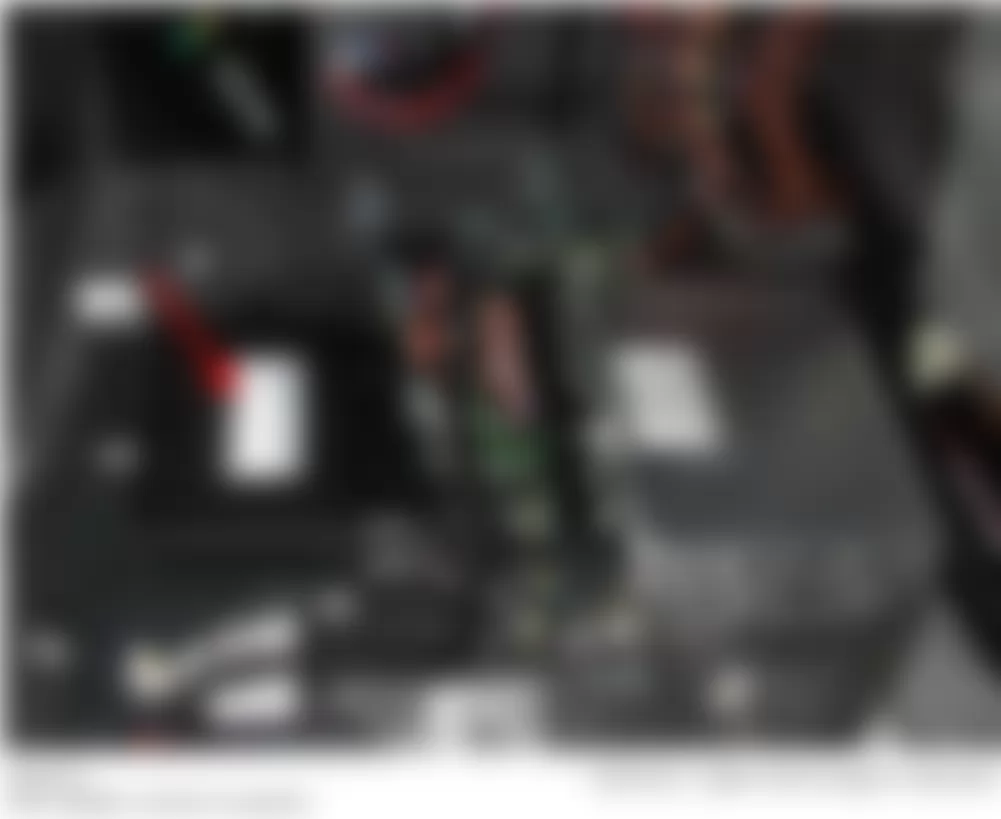 Mercedes-Benz E63 2010 - Component Locations -  Right Front Upper Footwell