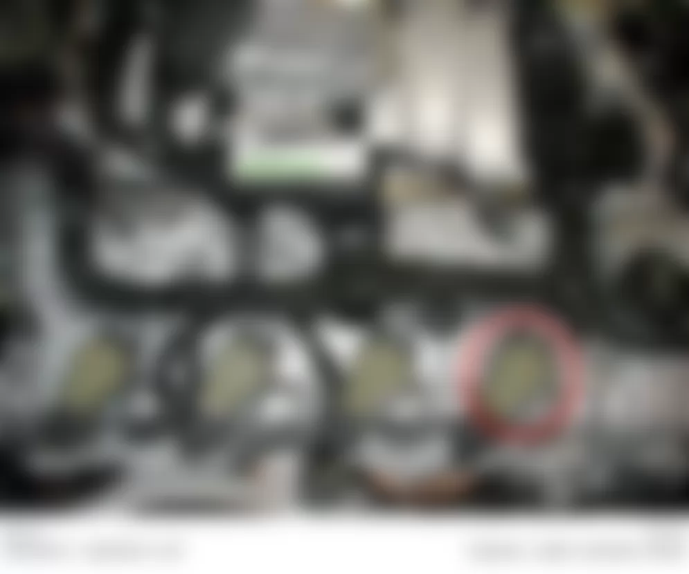 Mercedes-Benz ML350 2010 - Component Locations -  Top Of Engine (5.5L)