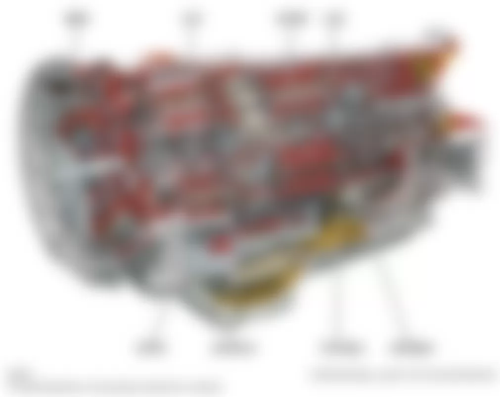 Mercedes-Benz ML350 2010 - Component Locations -  Transmission (Hybrid)