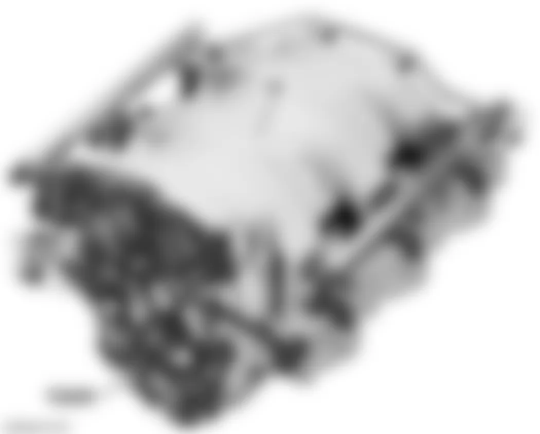 Mercedes-Benz SLK350 2010 - Component Locations -  Intake Manifold