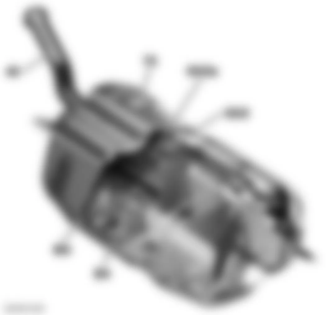 Mercedes-Benz SLK350 2010 - Component Locations -  Fuel Tank