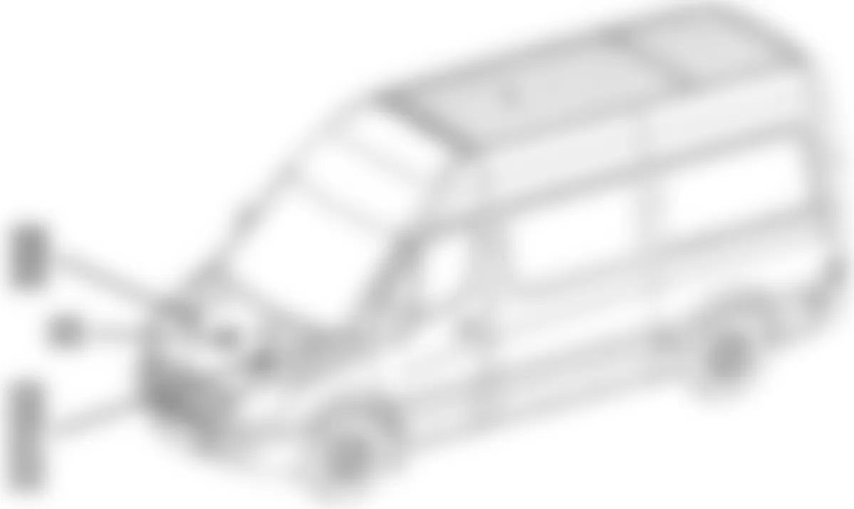 Mercedes-Benz Sprinter 2500 2010 - Component Locations -  Engine Compartment