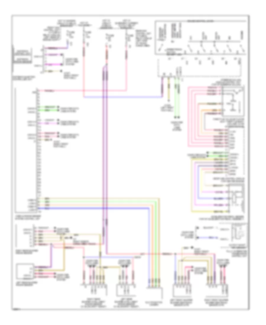 Электросхема системы круизконтроля для Mercedes-Benz C300 Luxury 4Matic 2011