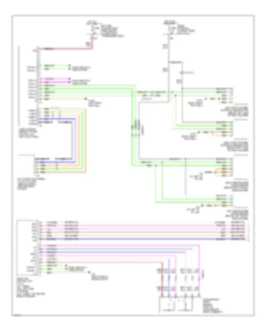 Электросхема системы круизконтроля (1 из 2) для Mercedes-Benz ML350 4Matic 2014