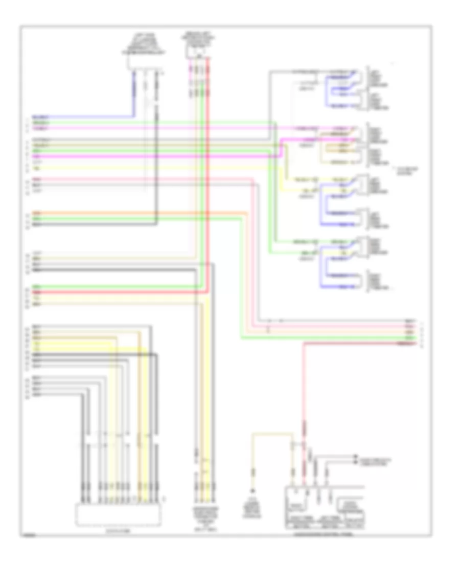 схема приведения в действие COMAND (2 из 4) для Mercedes-Benz ML350 4Matic 2014