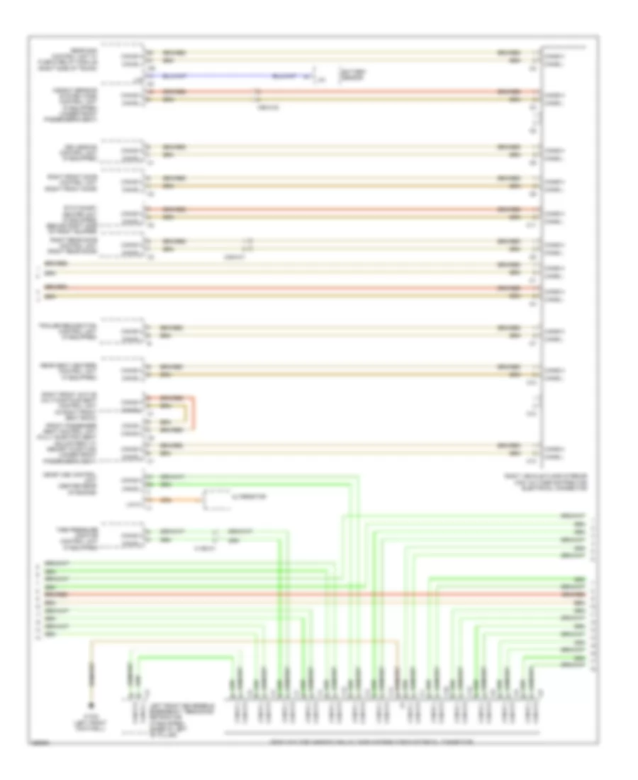высокая/Низкая Автобусная Схема (3 из 4) для Mercedes-Benz CLS550 4Matic 2012