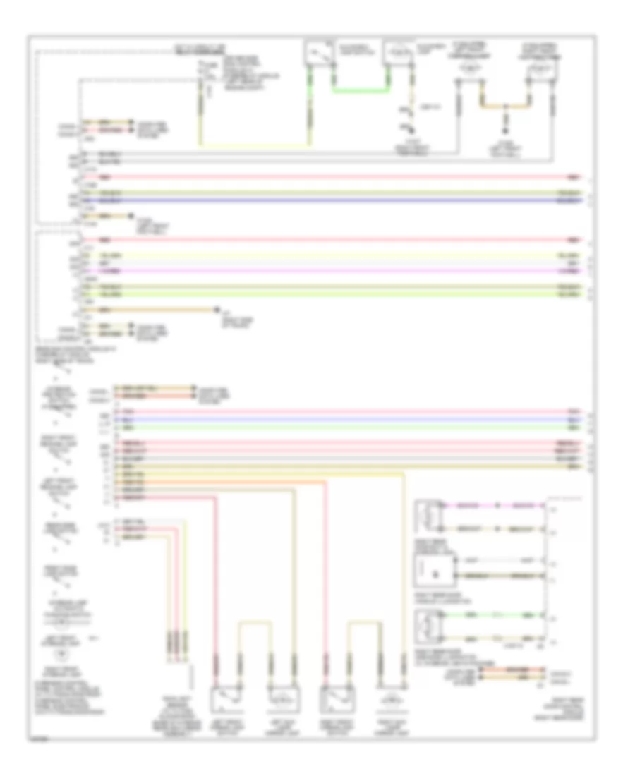Электросхема подсветки (1 из 2) для Mercedes-Benz CLS550 4Matic 2012