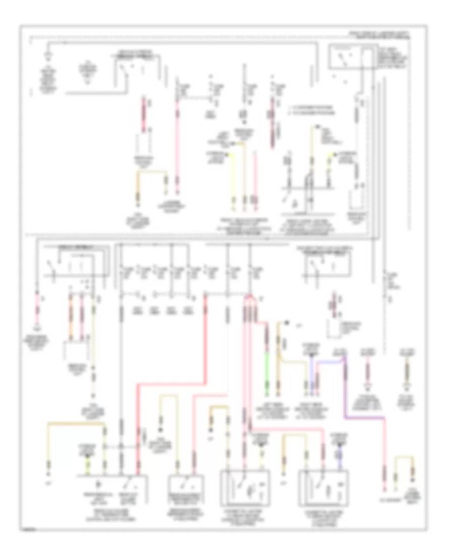 Электросхема блока предохранителей и реле (3 из 7) для Mercedes-Benz S550 2014