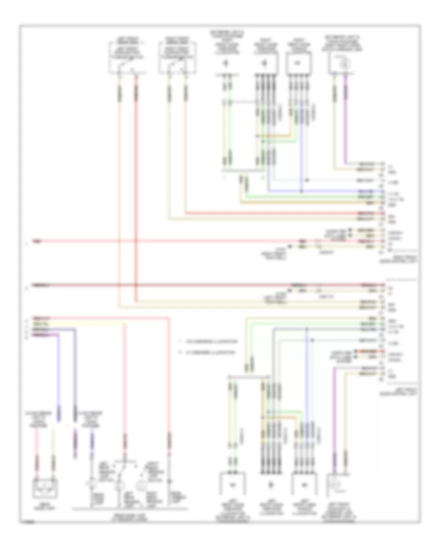 Электросхема подсветки (4 из 4) для Mercedes-Benz CLA250 2014