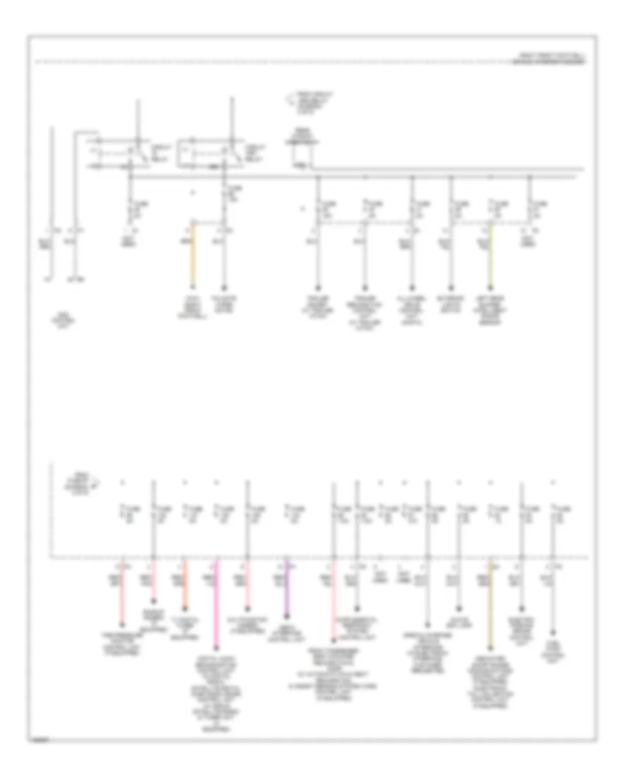 Электросхема блока предохранителей и реле (4 из 5) для Mercedes-Benz CLA250 2014