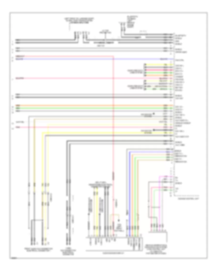 схема приведения в действие COMAND (6 из 6) для Mercedes-Benz S550 4Matic 2014