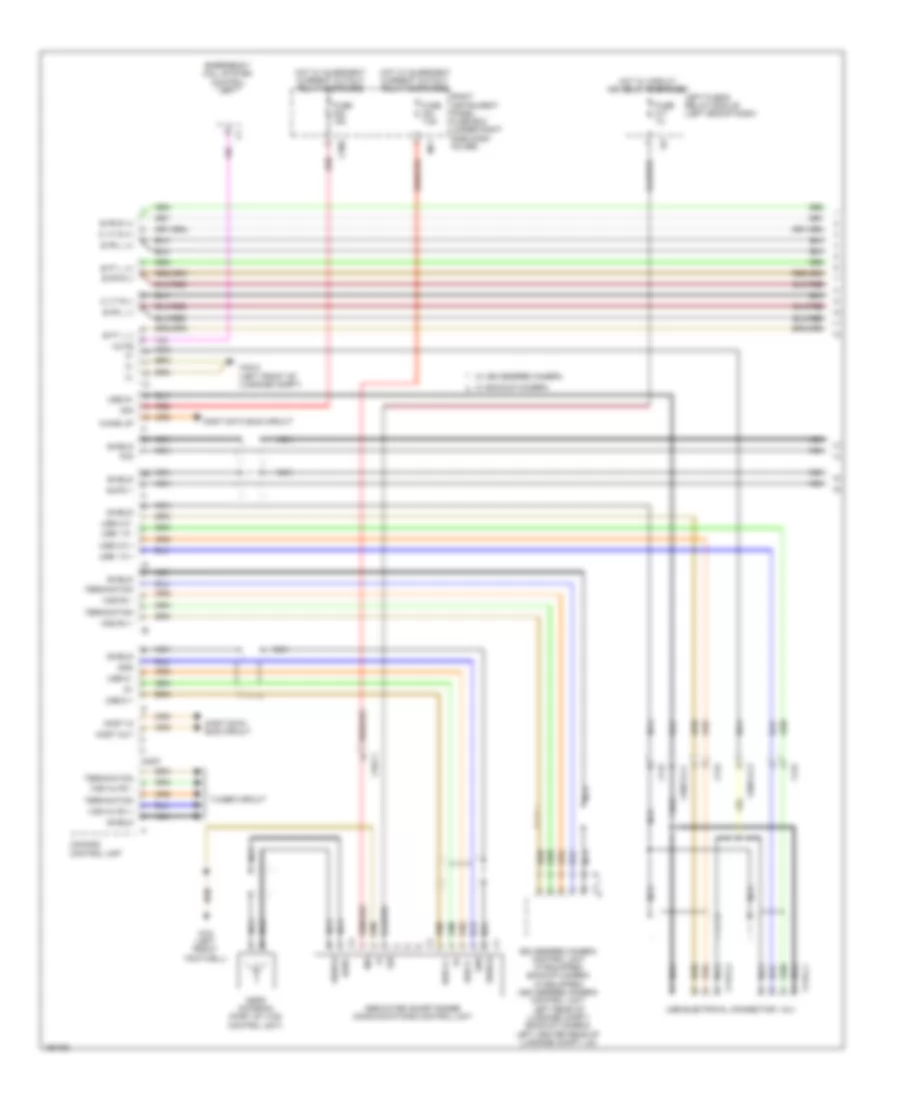 схема приведения в действие COMAND (1 из 6) для Mercedes-Benz S550 4Matic 2014