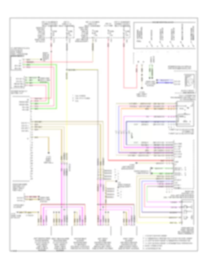 3.5L, Электросхема системы круизконтроля, Универсал для Mercedes-Benz E350 4Matic 2013