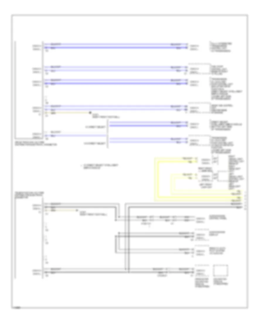 высокая/Низкая Автобусная Схема (1 из 4) для Mercedes-Benz CLS550 2014