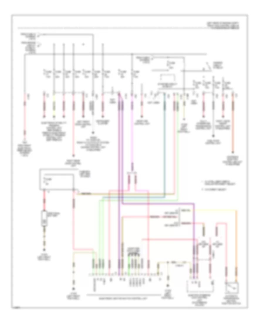Электросхема блока предохранителей и реле (5 из 5) для Mercedes-Benz CLS550 2014