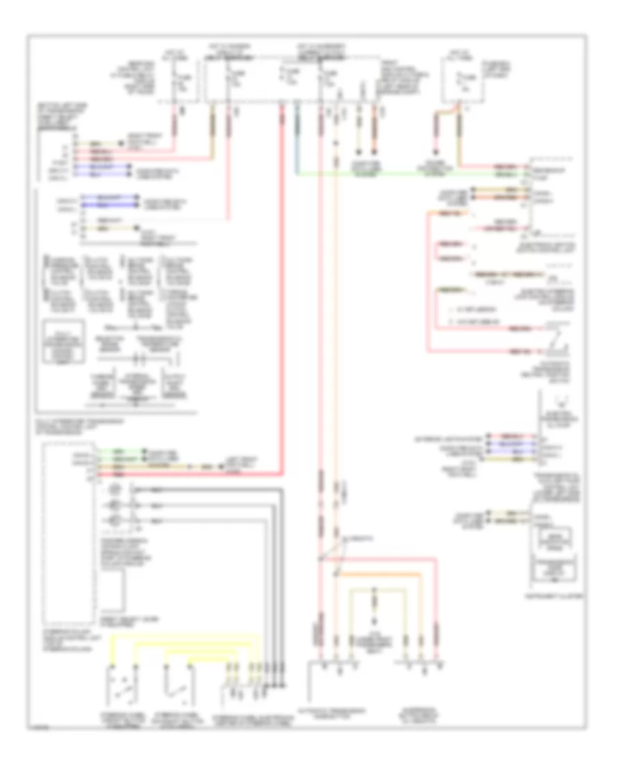 Электросхема коробки передач АКПП для Mercedes-Benz CLS550 2014