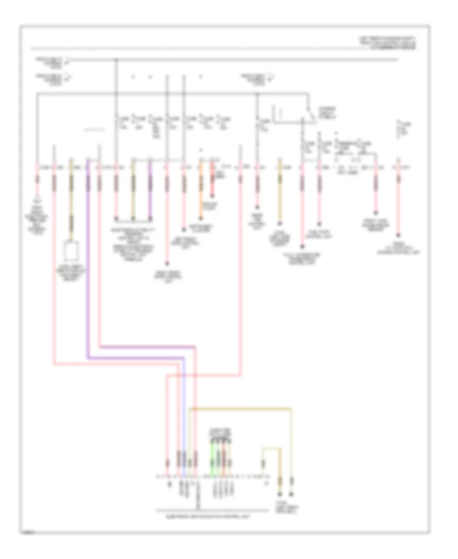Электросхема блока предохранителей и реле, Кабриолет (6 из 6) для Mercedes-Benz E350 2014