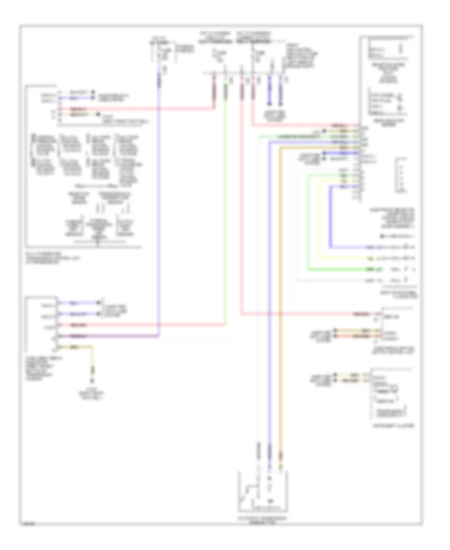 Электросхема коробки передач АКПП, Купе для Mercedes-Benz E350 2014