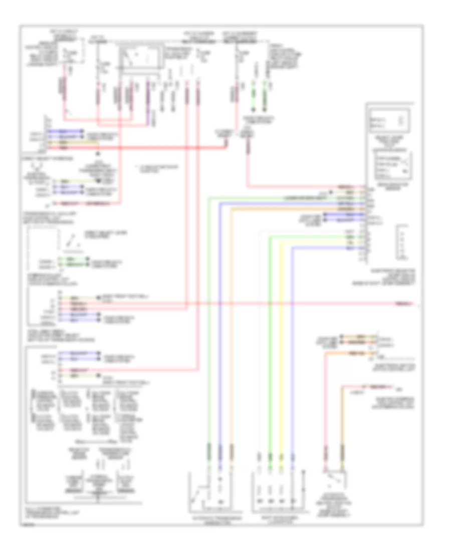 Электросхема коробки передач АКПП, Универсал (1 из 2) для Mercedes-Benz E350 2014