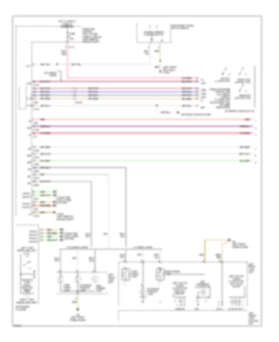 Электросхема внешнего освещения (1 из 3) для Mercedes-Benz GLK350 4Matic 2012
