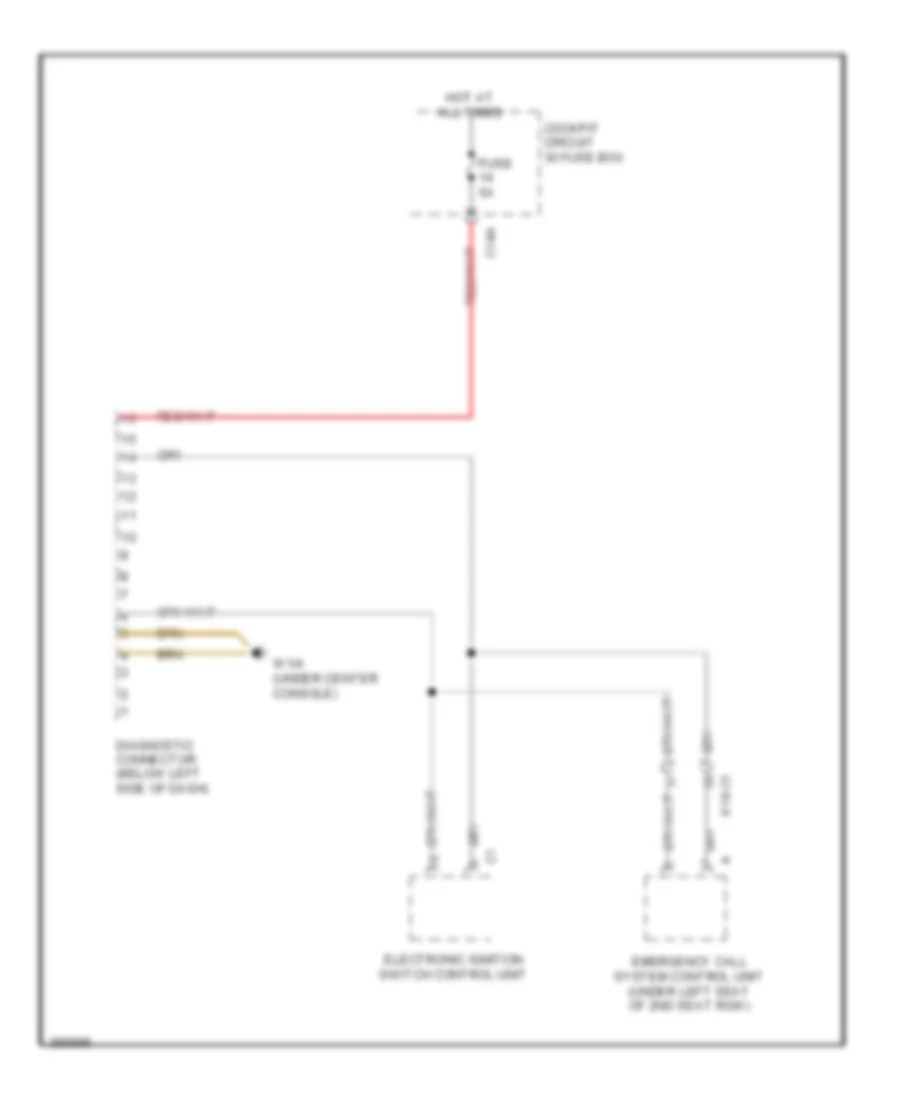 схема соединителя канала связи для Mercedes-Benz ML550 2012