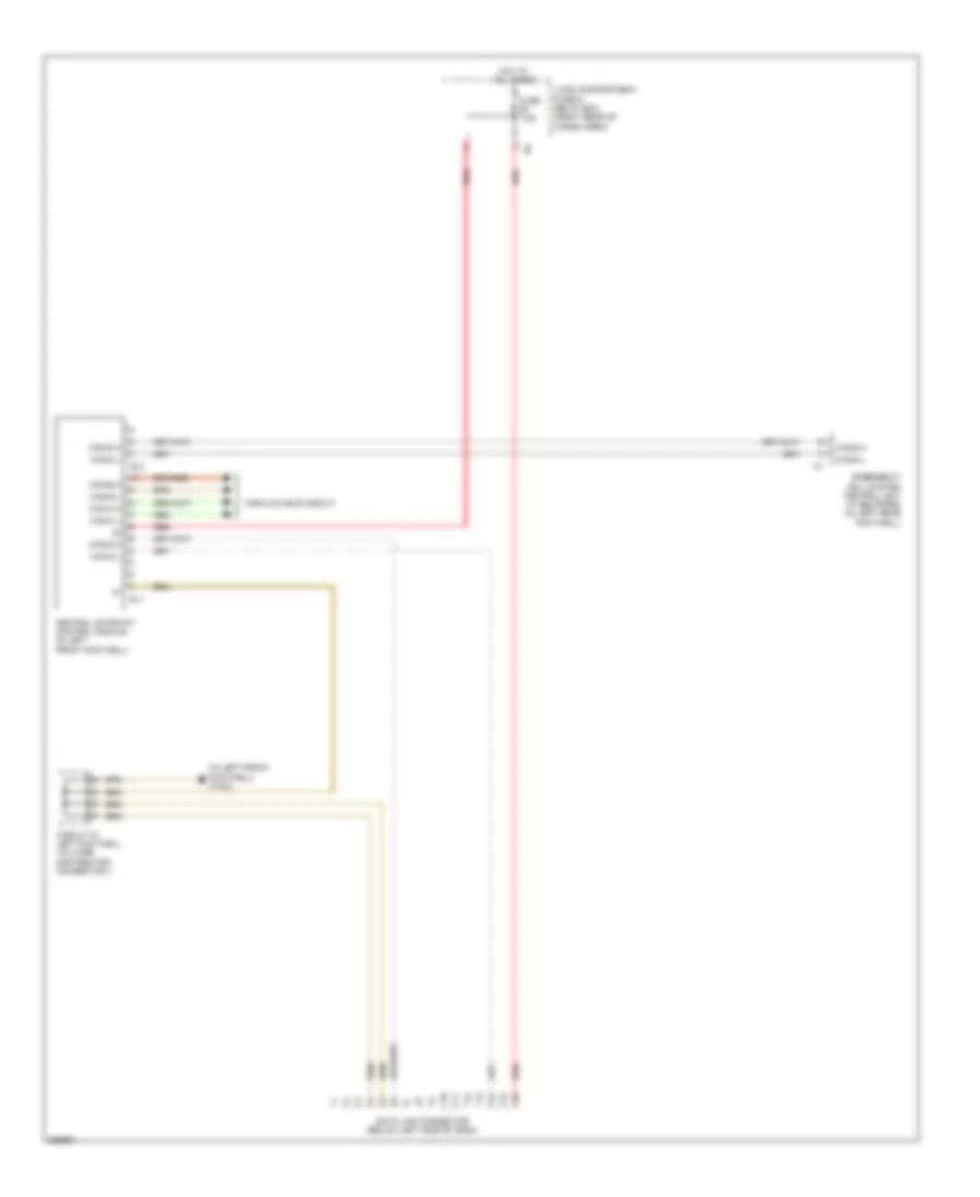схема соединителя канала связи для Mercedes-Benz R350 4Matic 2012