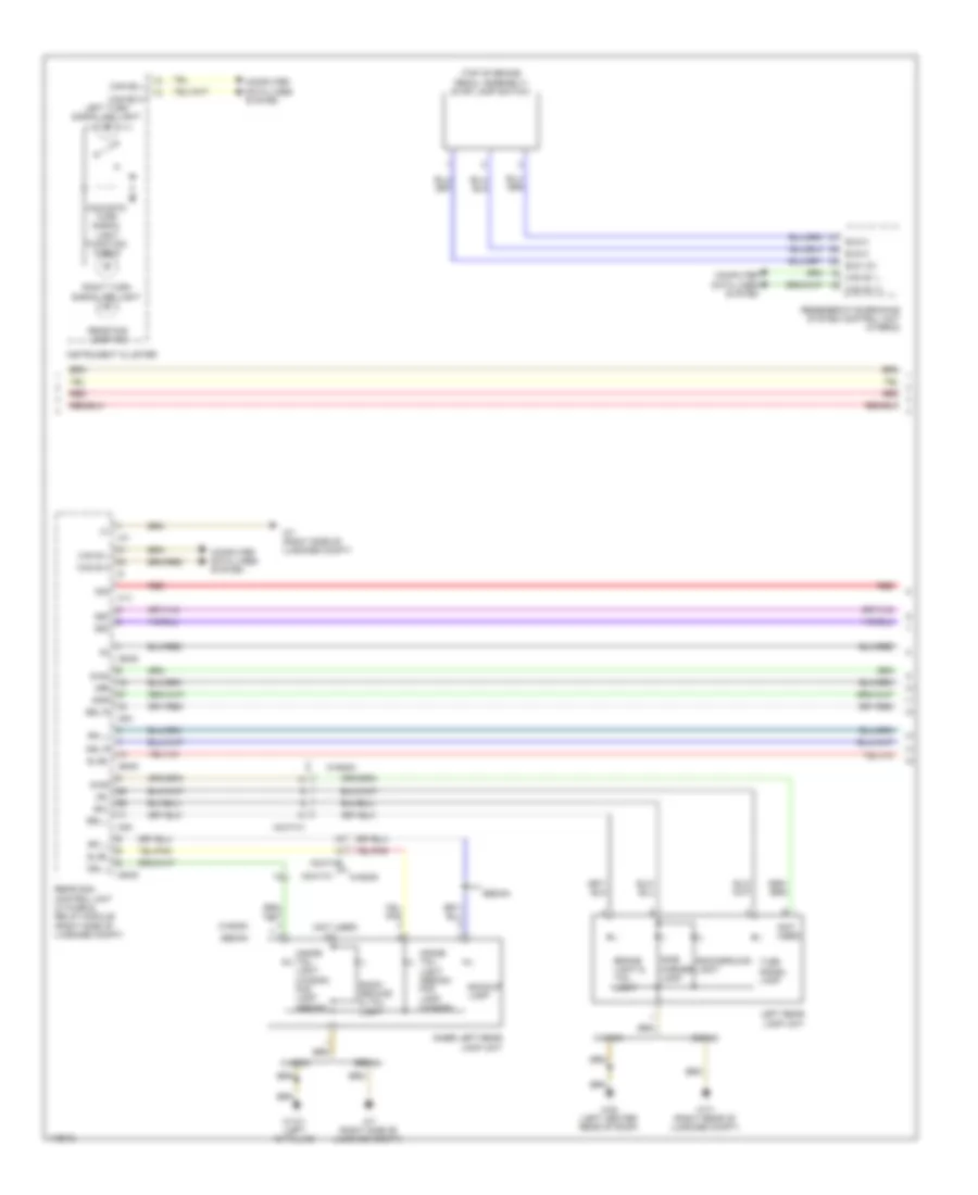 Электросхема внешнего освещения, Седан С Динамические светодиодные Фары (3 из 4) для Mercedes-Benz E350 4Matic 2014