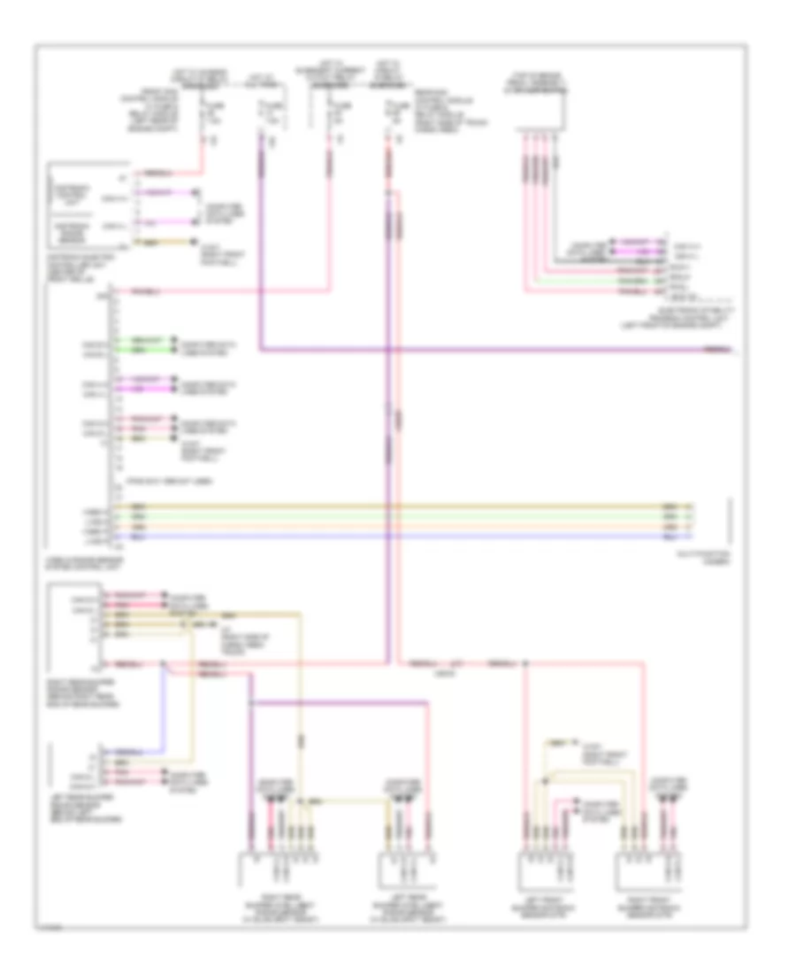 Электросхема системы круизконтроля (1 из 2) для Mercedes-Benz GLK350 2013