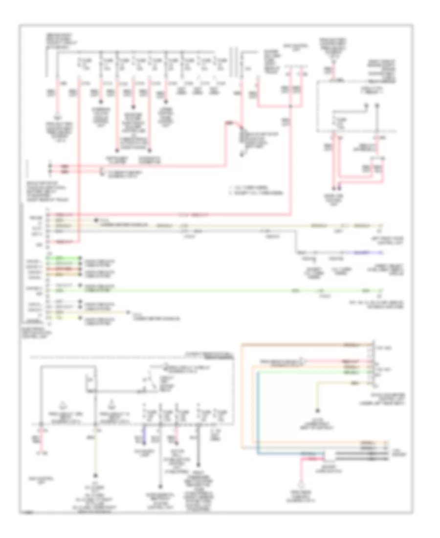 Электросхема блока предохранителей и реле (2 из 4) для Mercedes-Benz ML350 2013