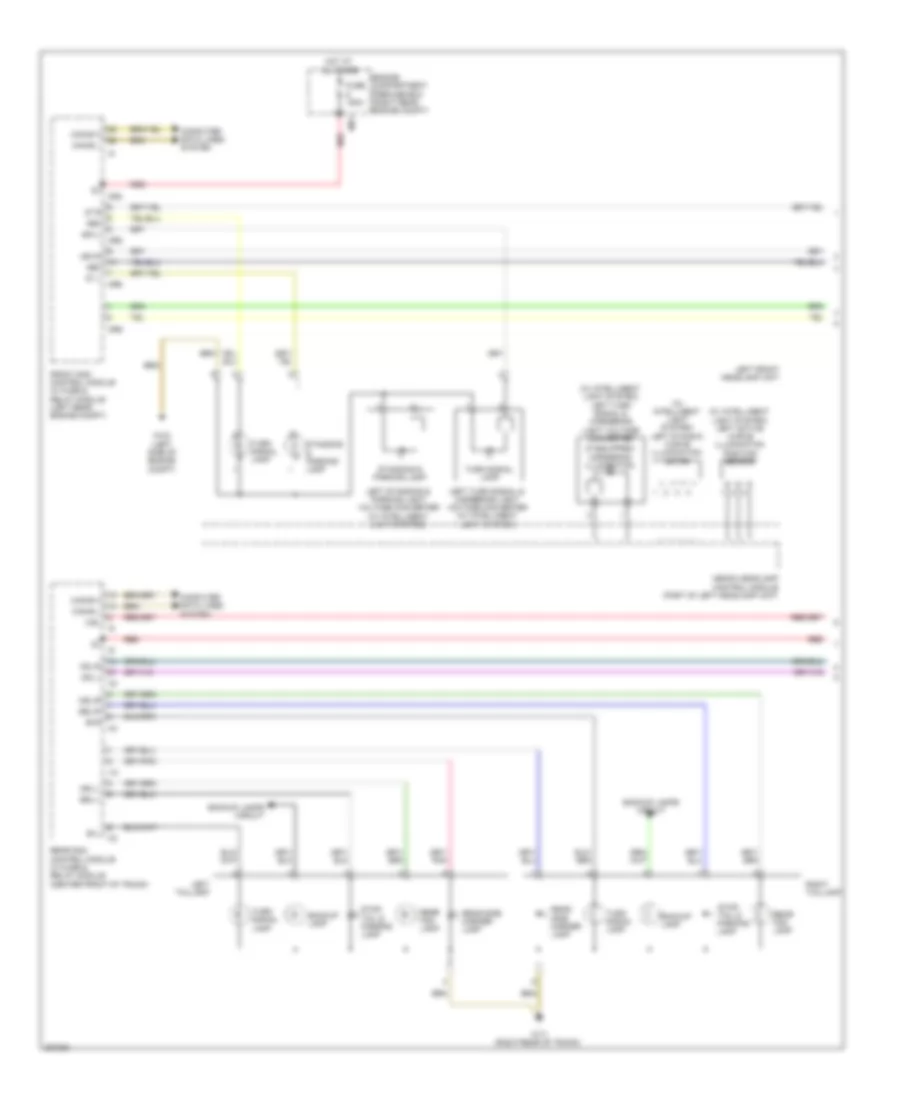 Электросхема внешнего освещения (1 из 3) для Mercedes-Benz S400 2012