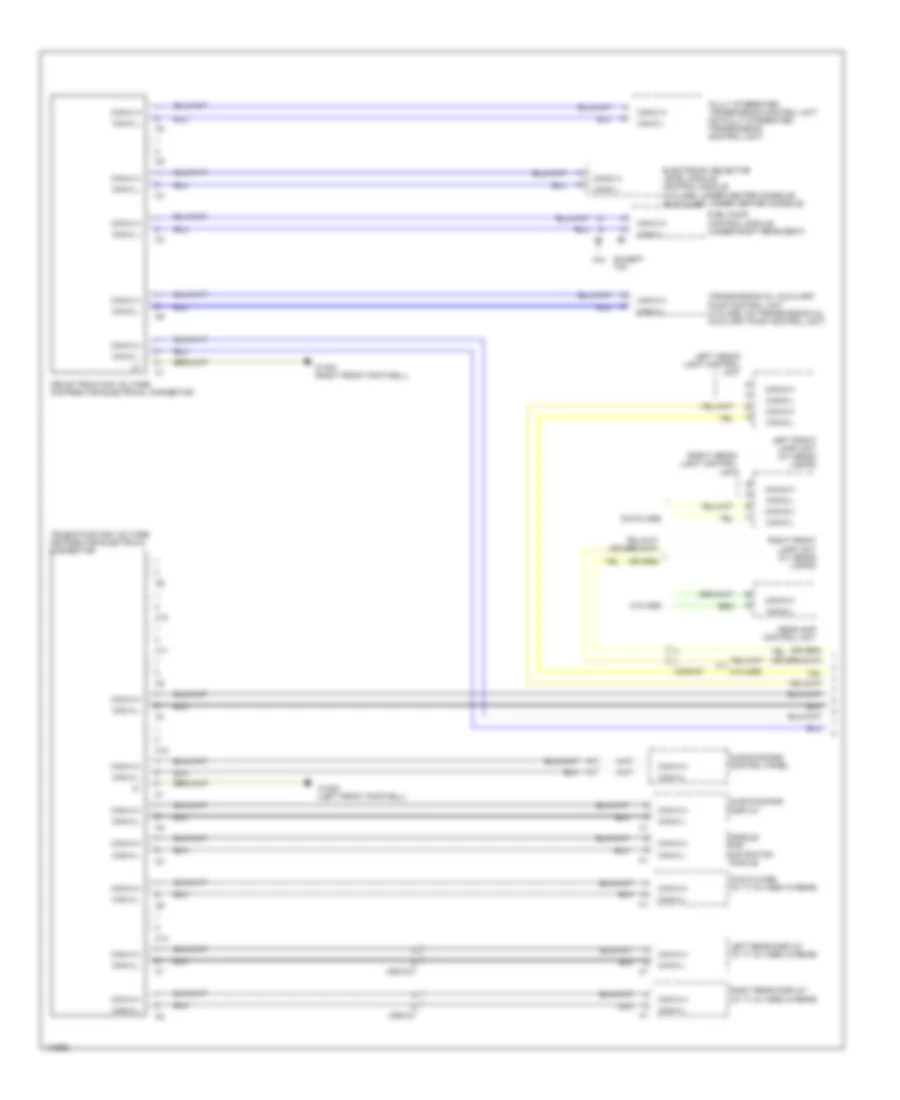 высокая/Низкая Автобусная Схема (1 из 4) для Mercedes-Benz GLK350 4Matic 2014