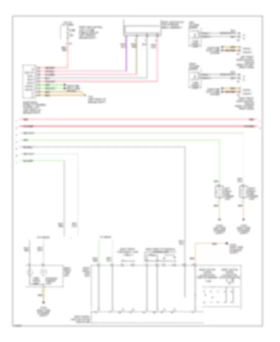 Электросхема внешнего освещения (2 из 3) для Mercedes-Benz C250 Sport 2013
