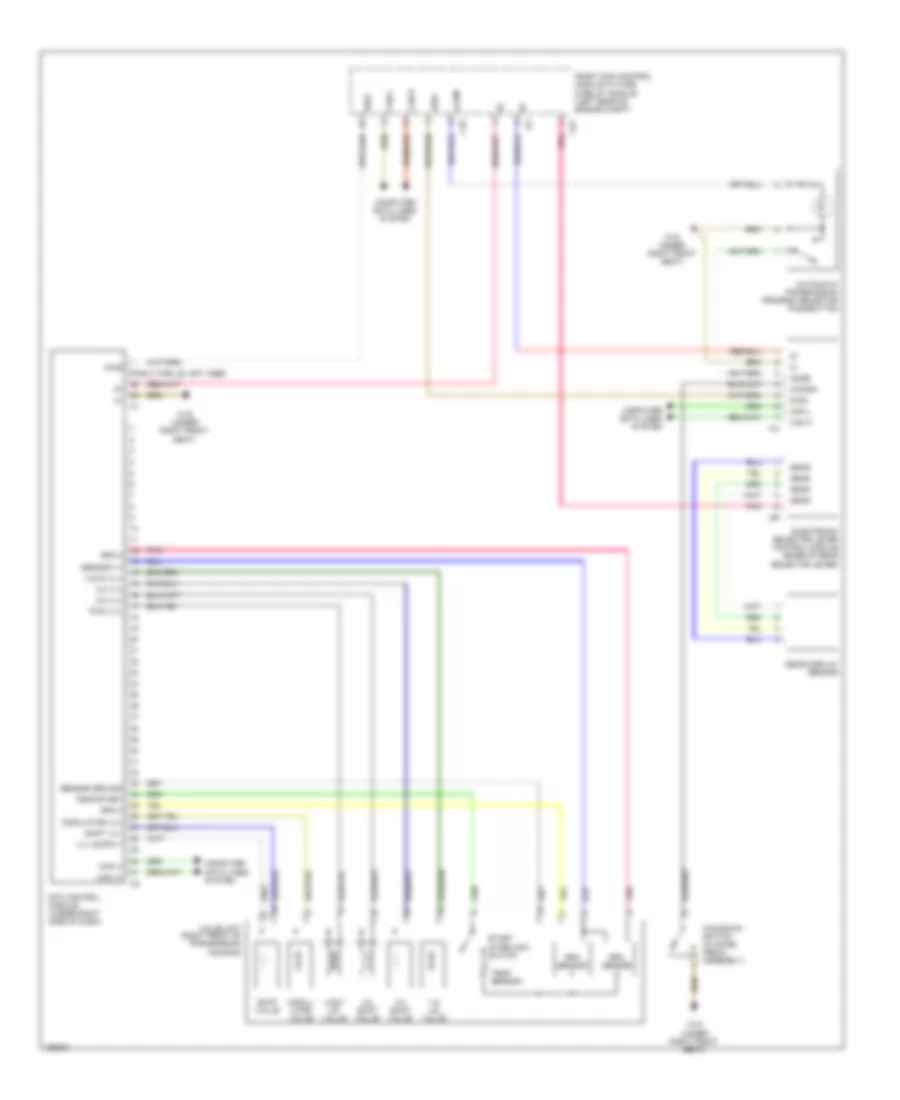 Электросхема автоматической коробки передач АКПП для Mercedes-Benz C320 4Matic 2004
