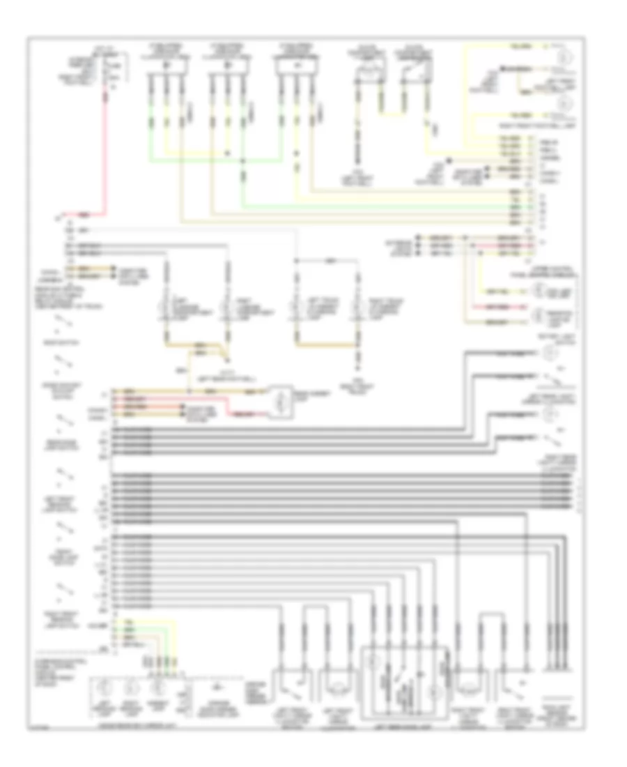 Электросхема освещения салона (1 из 4) для Mercedes-Benz S550 4Matic 2013