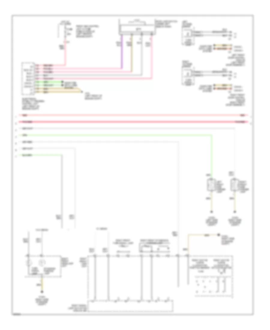 Электросхема внешнего освещения (2 из 3) для Mercedes-Benz C250 2012