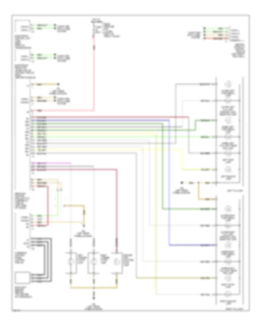 задняя Электросхема внешнего освещения, седан для Mercedes-Benz E320 4Matic 2004